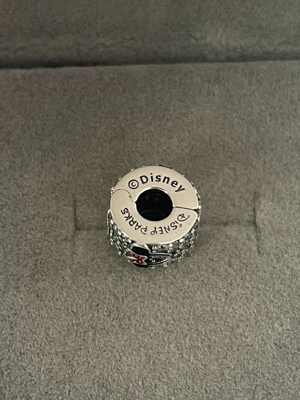 Mickey Minnie Pave Disney Parks Pandora Clip - Picture 3 of 4